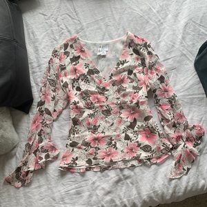 Loft Silk Floral Blouse